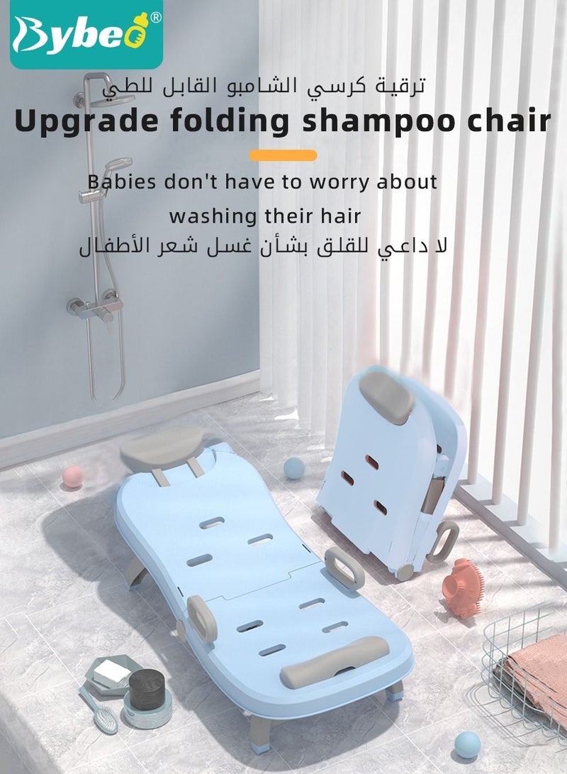 Toddler Head Hair Rinser Salon Chair With Baby Bath Washing Hair Shower Shampoo Cup for Infants Kids
