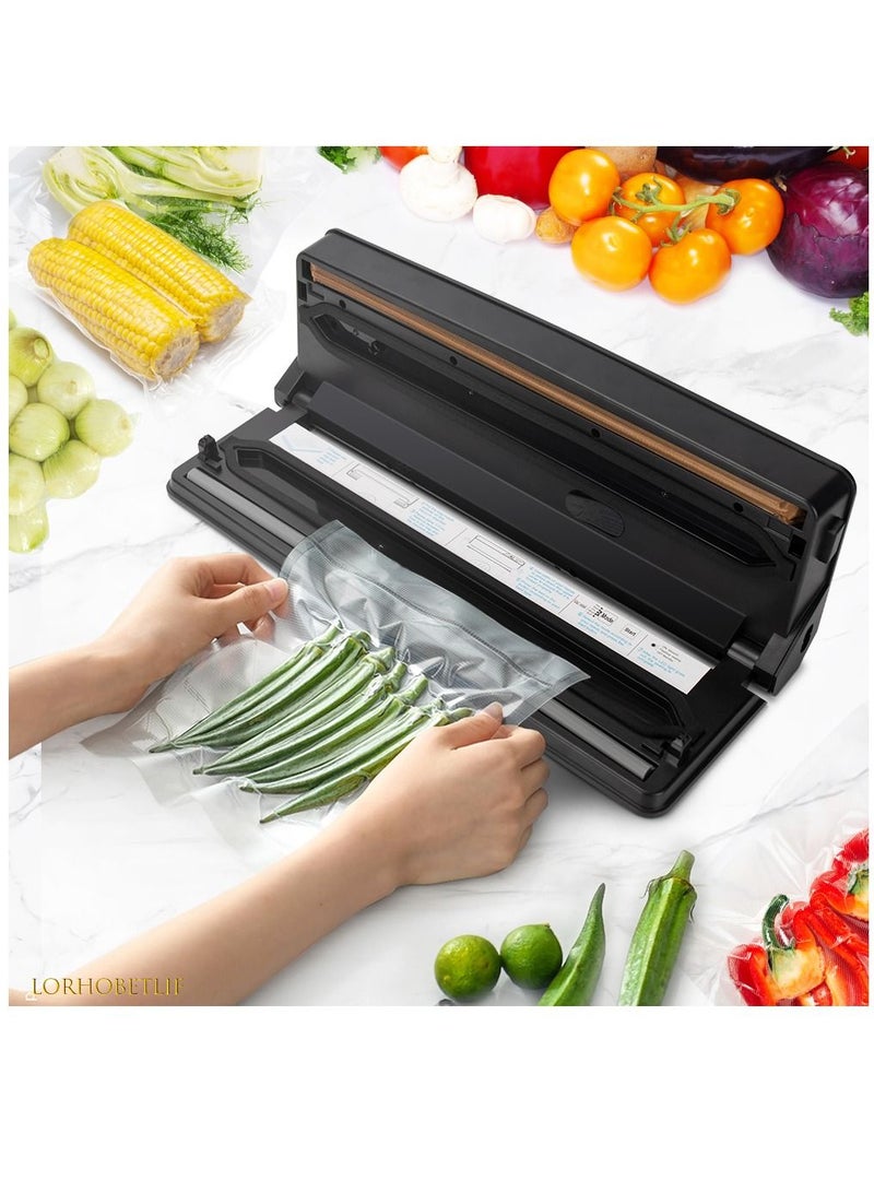 Vacuum Sealer Automatic Food Household Electric Sealing Machine Home Appliances with Free 5pcs Vacuum Bags