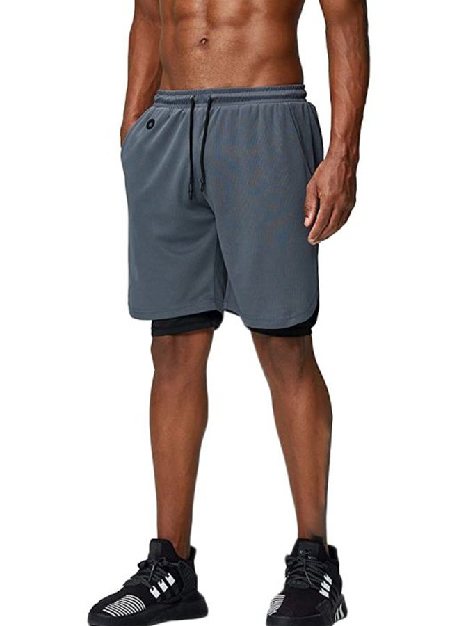 2-In-1 Athletic Shorts M