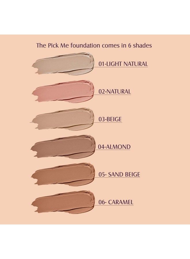 Glam21 Velvet Touch Oil Control Silk Foundation;Waterproof High Coverage;Spf 35 Long Lasting;Sand Beige50Gm