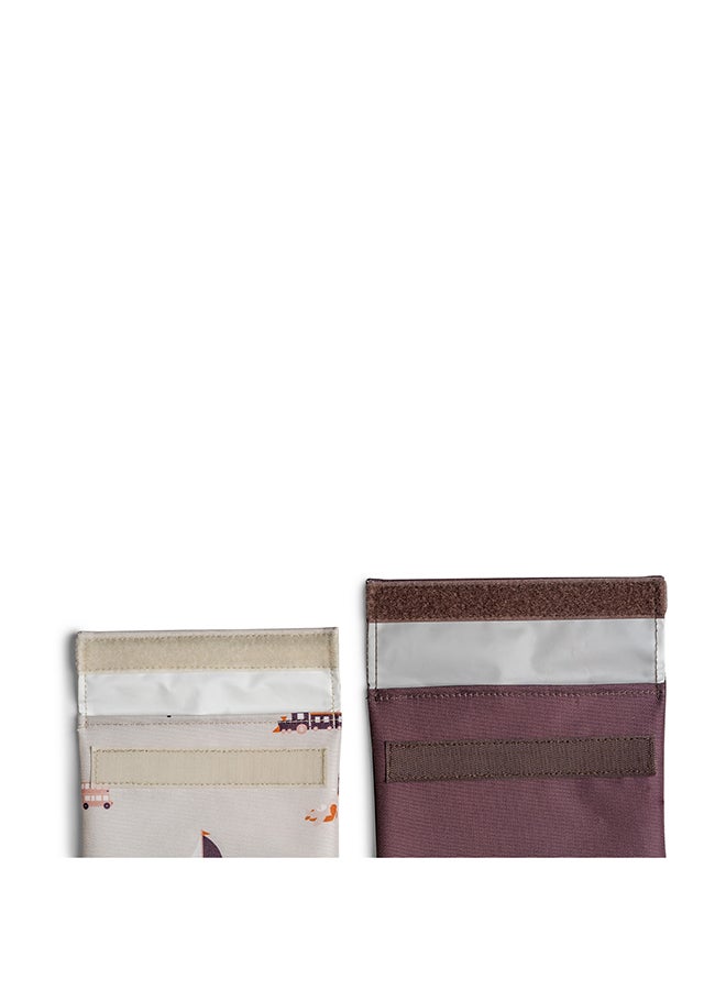 Reusable Sandwich Bag, Fun And Eco - Friendly Sandwich Storage Solution - Vehicles