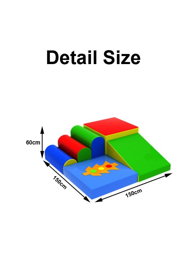 Kids Playground Sensory Integration Tools Soft Climbing And Sliding Combination Early Education