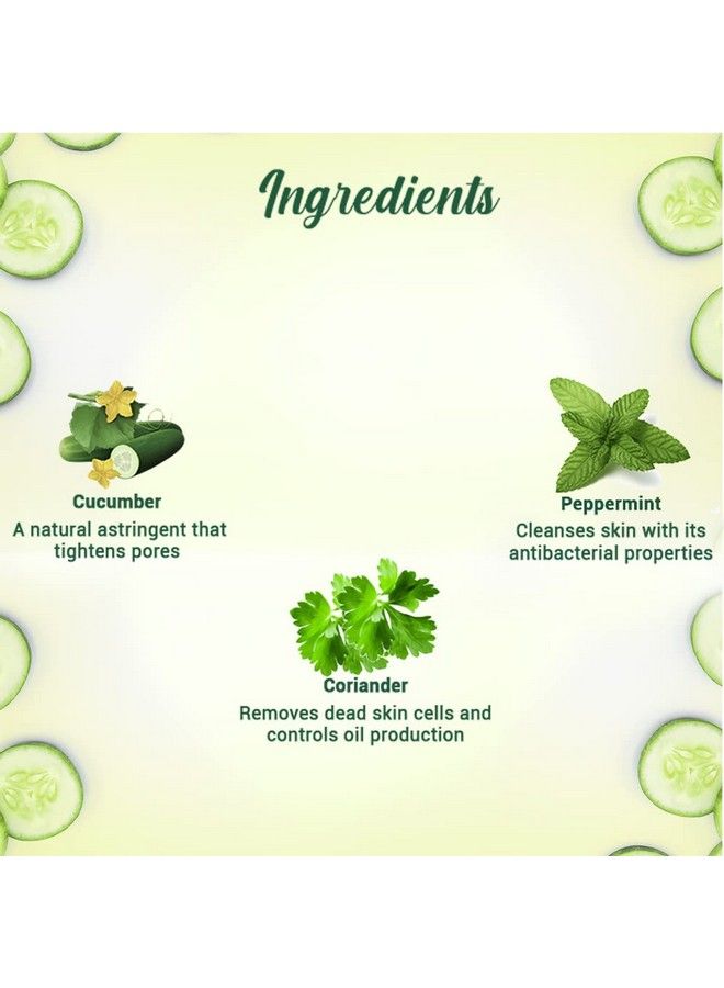 Cucumber Pore Tightening Refreshing Toner With Himalayan Waters Pack Of 120Ml (Pack Of 2)