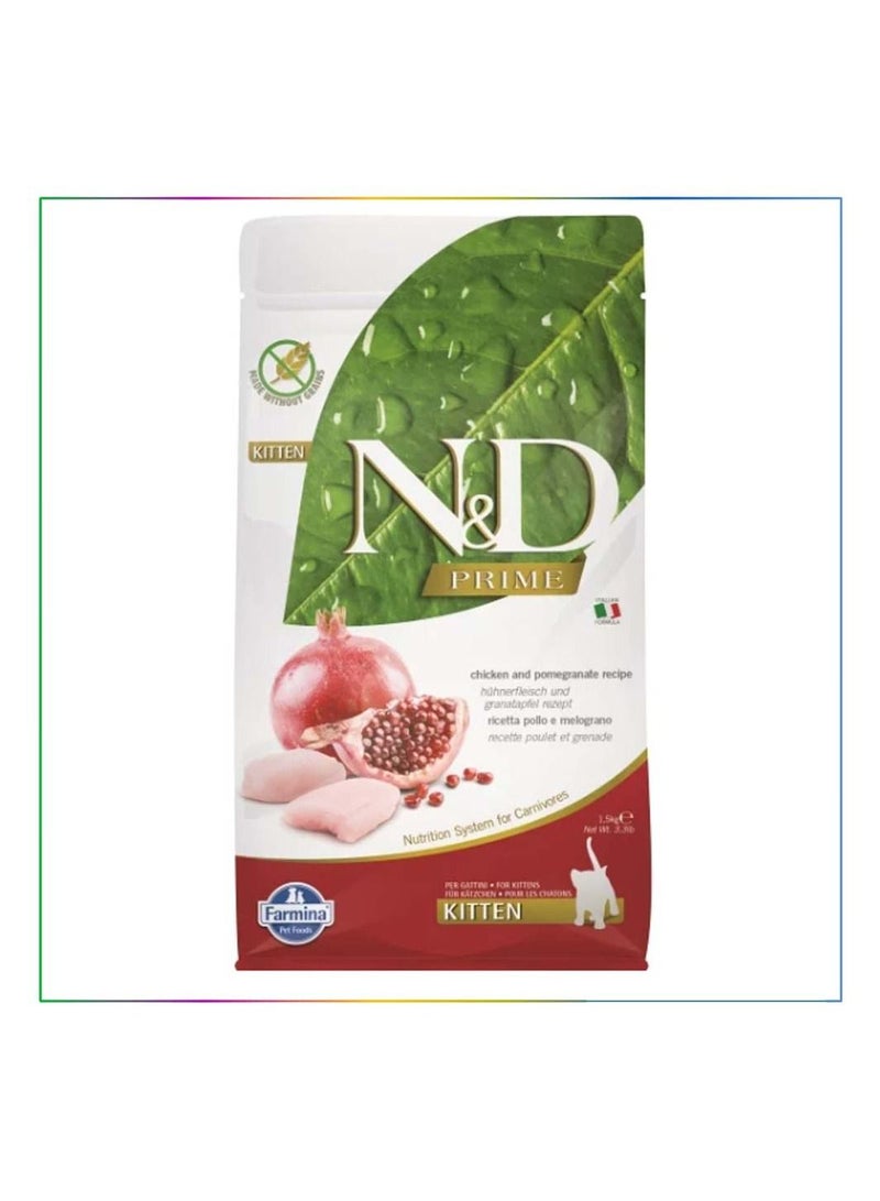 Farmina Chicken & Pomegranate Kitten Dry Food(1.5 Kg)