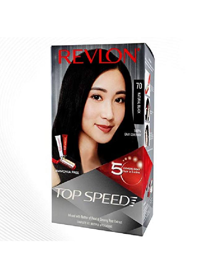Top Speed Hair Color For Women 180G Natural Black 70 (Pack Of 1)
