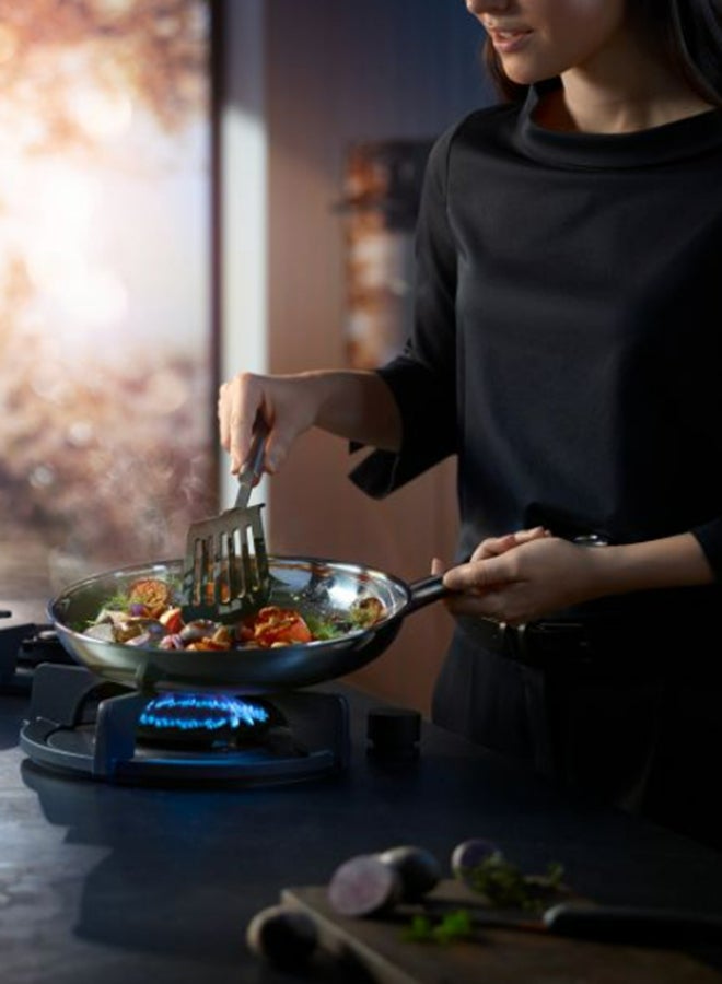 Profi Resist Frying Pan Black/Stainless Steel 24cm