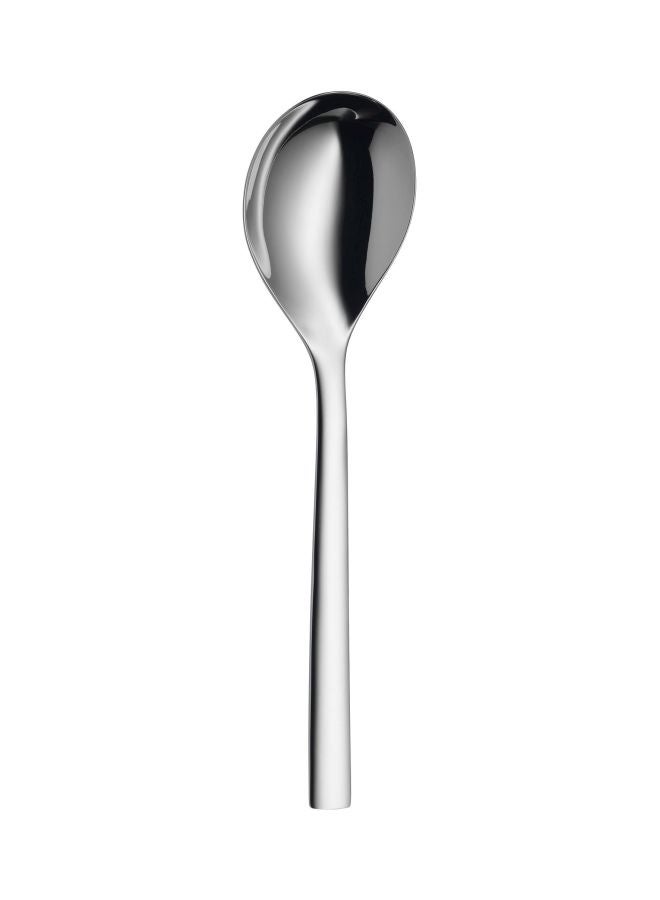 2-Piece Nova Salad Spoon Set Silver 30cm