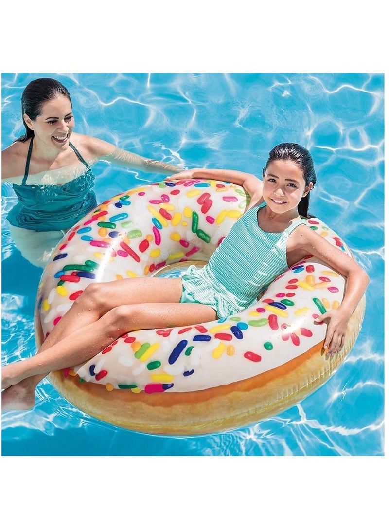 Rainbow Sprinkle Donut Tube for Swimming Pool