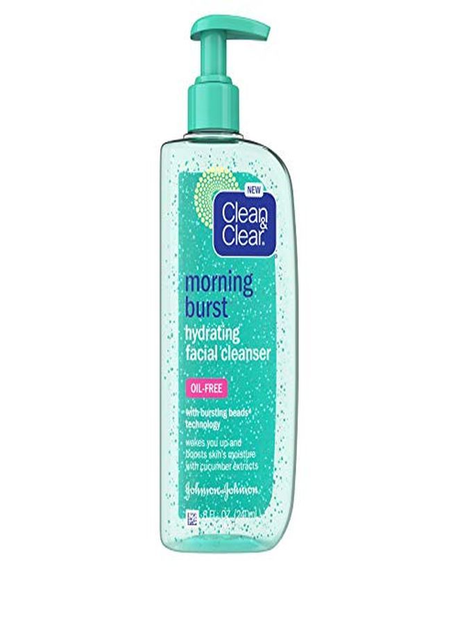 Morning Burst Oilfree Hydrating Facial Cleanser With Cucumber & Green Mango Extract Gentle Daily Face Wash For All Skin Types Noncomedogenic Hypoallergenic 8 Fl. Oz