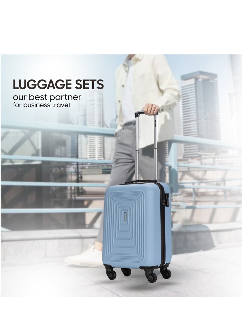 Suitcase Set of 4 PCS ABS Hardside Travel Luggage Bag