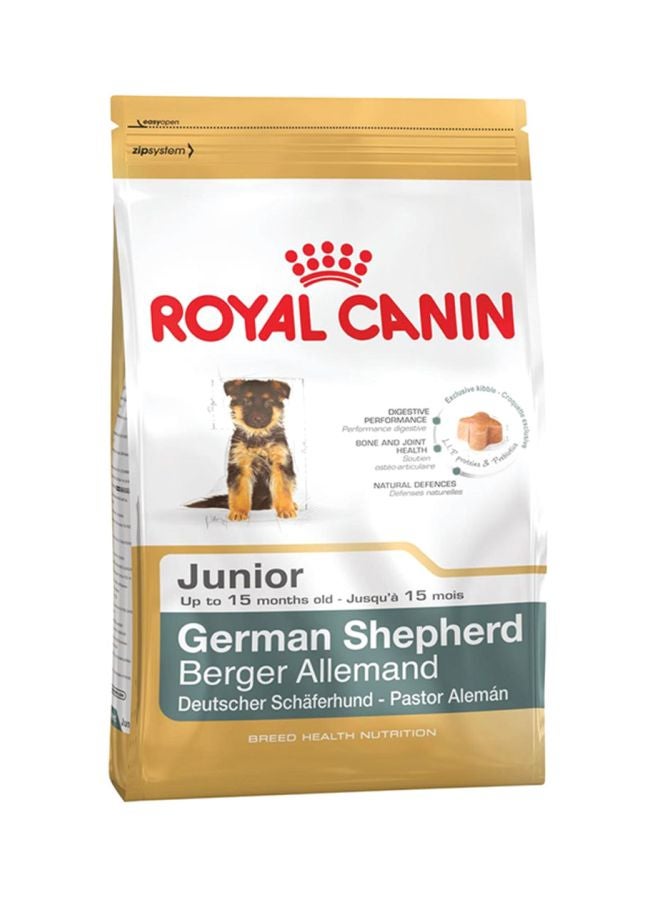 Breed Health Nutrition German Shepherd Junior Food Brown 12kg