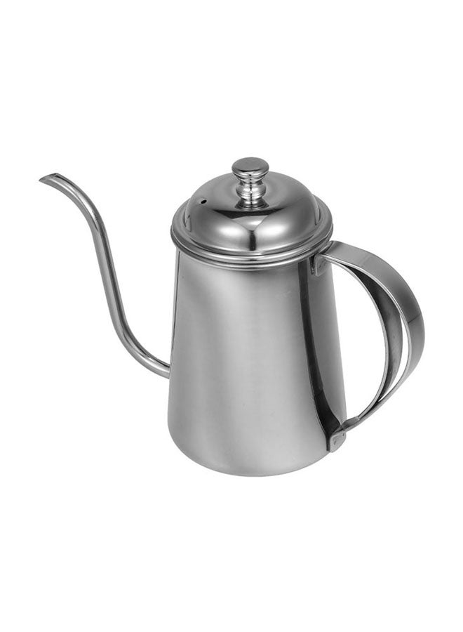 Coffee Kettle With Handle Silver