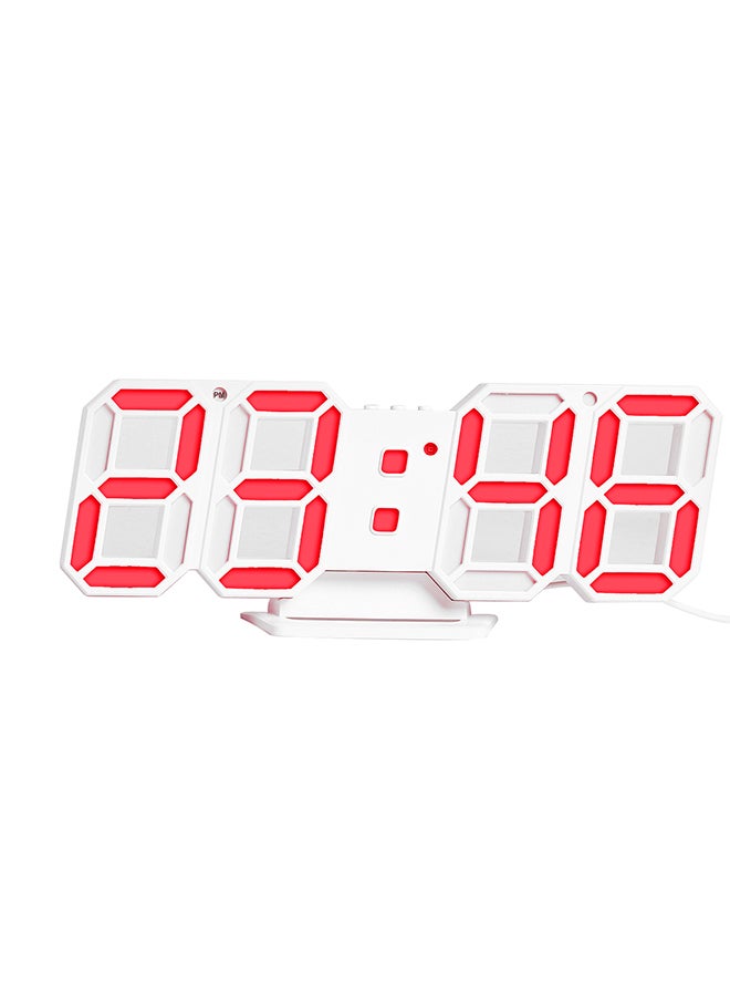 3D LED Digital Clock Electronic Table Clock Red