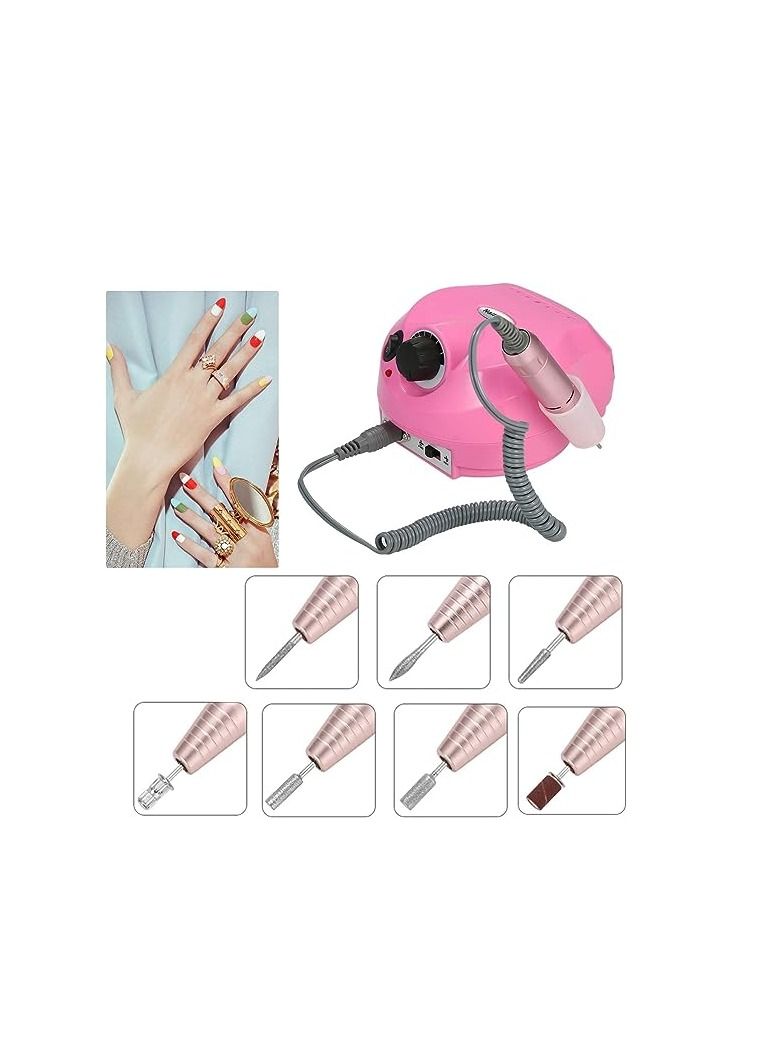 ORiTi Electric Nail Drill Machine 30000RPM E-file Electric Nail File Grinder Polisher Kit Manicure Pedicure Drill for Acrylic Gel Nails EU Plug (EU PINK) Brand: ORiTi