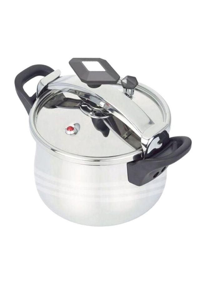 Stainless Steel Pressure Cooker Silver 28Liters