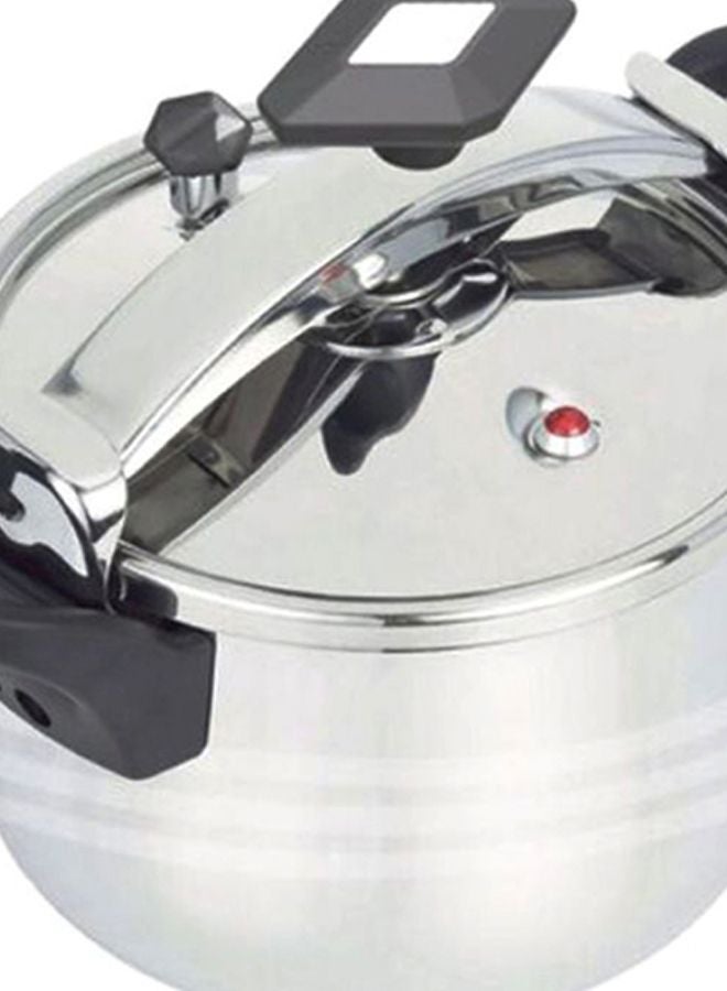 Stainless Steel Pressure Cooker Silver 28Liters