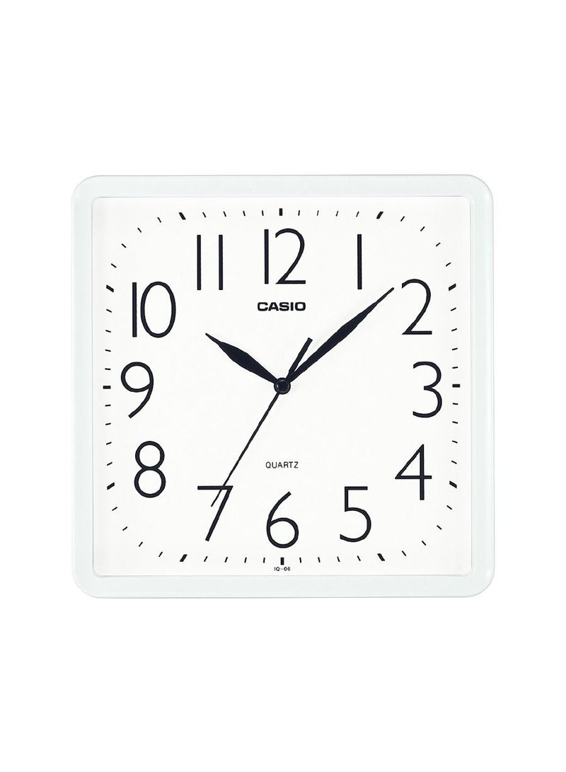 Wall clock Home Décor Analog Square Shape White Dial Case Material Resin IQ-06-7DF
