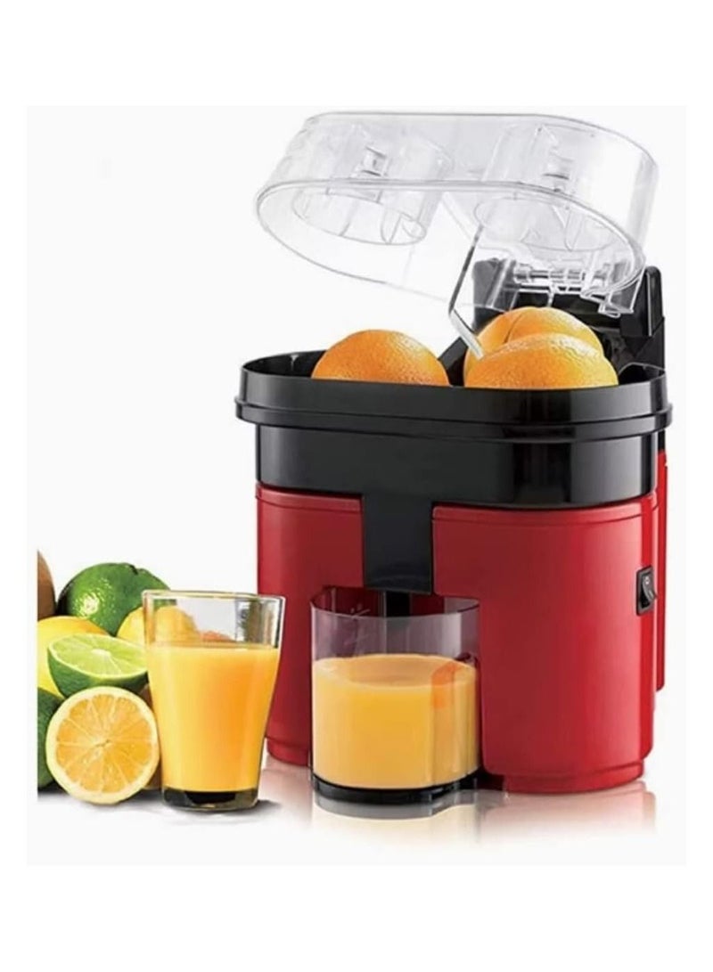 Household Electric Double Twin Orange Juice Maker with Anti-Drip Valve Citrus Orange Fruits Squeezer Household Fruit Mixer Double 90W Electric Lemon Orange Fresh Juicer Cutter Slicer