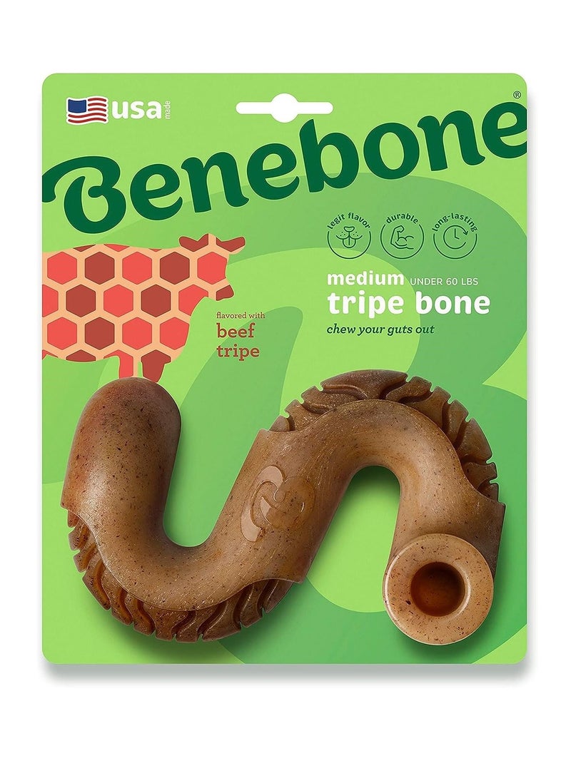 Beef Tripe Bone Chew Toy for Aggressive Chewers Medium