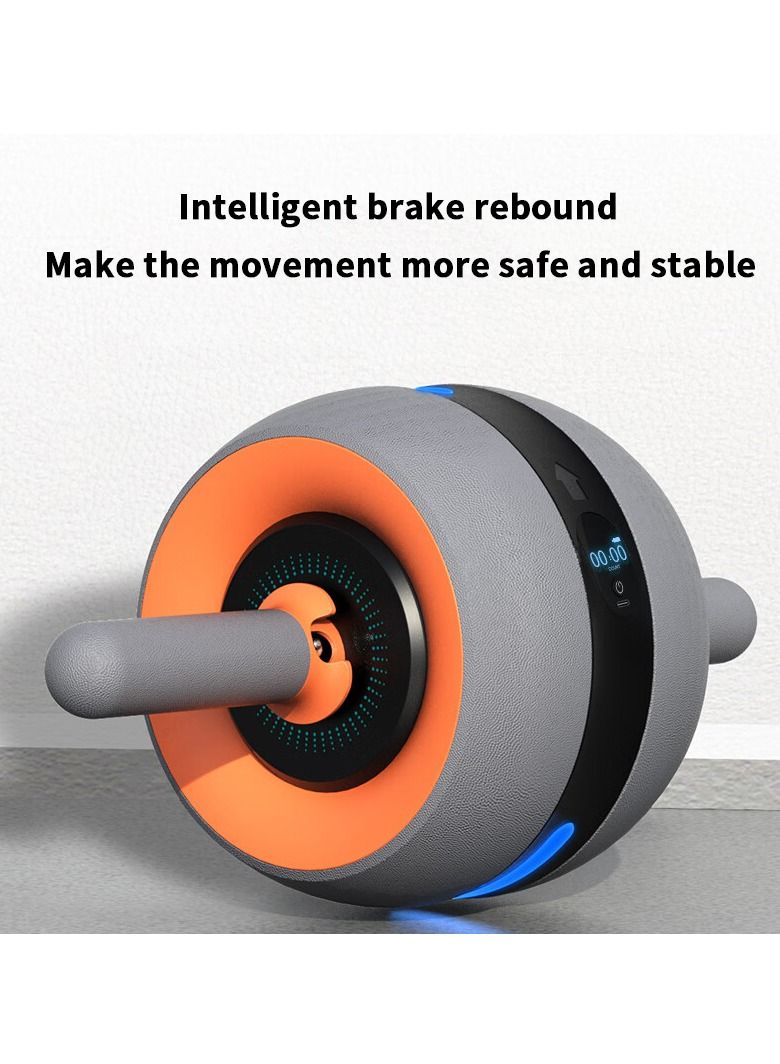 Home Fitness Equipment Smart Abdominal Muscle Wheel Grey