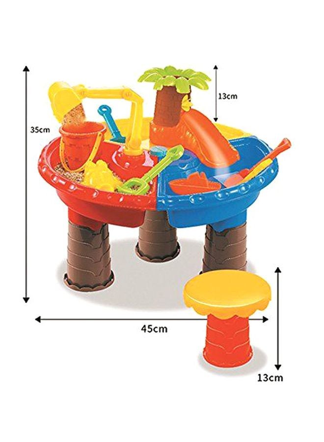 Plastic Sand Pit Set Beach Table Water Play Toy ‎37x23.6x22.2cm