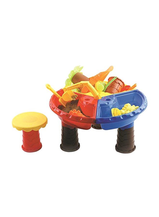 Plastic Sand Pit Set Beach Table Water Play Toy ‎37x23.6x22.2cm
