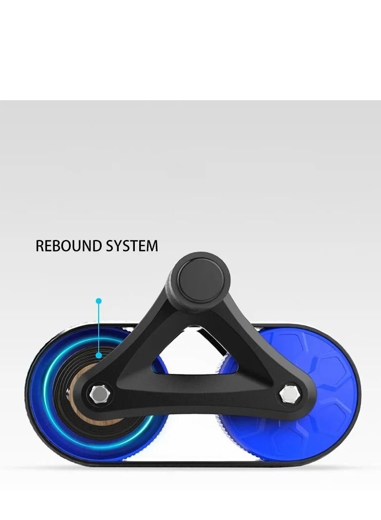 Abdominal Exercise Wheel Fitness Equipment Blue