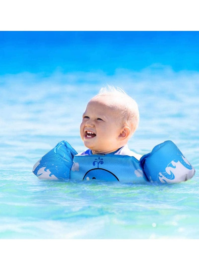 Swimming Float Vest for Kids Toddler Aids Arm Floaties 2-6 Year Old 14-25KG Learning to Swim