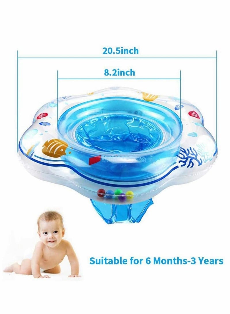 Baby Paddling Pool Ring, Baby Swimming Ring Tube Safety Infant Float Circle for Newborn Baby from 0 Months to 18 Months, Baby Swimming Float, Made of Skin-Friendly PVC