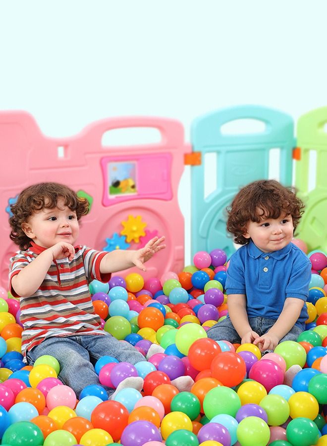 500PCS Quality Secure Baby Kid Pit Toy Swim Fun Colorful Soft Plastic Ocean Ball 7CM