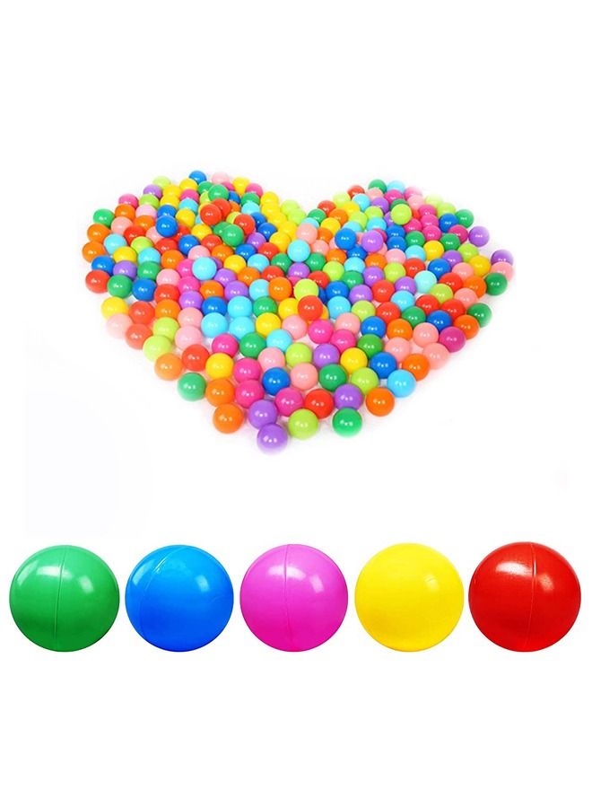 500 Pieces Colorful Eco-Friendly Plastic Children Ocean Ball For Indoor Play