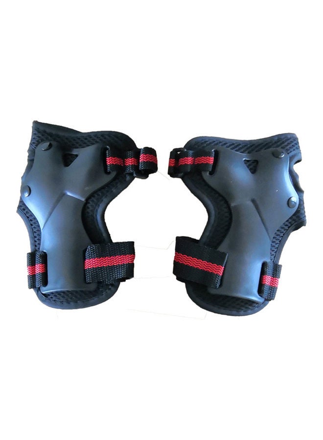 6Pc/Set Outdoor Adjustable Skating Knee Elbow Hand Brace Pads Protective Guard 0.9kg
