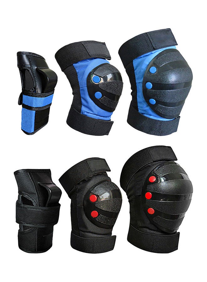 6Pcs/Set Adult Kid Roller Skating Knee Wrist Hand Brace Pads Protective Guard 0.321kg