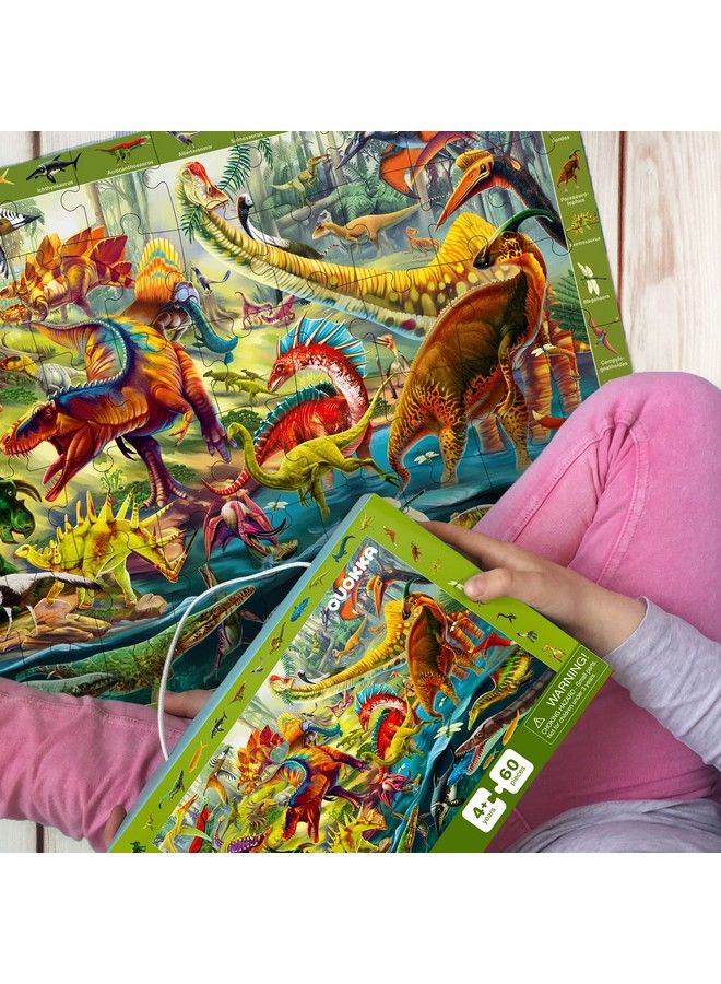 60 Pieces Floor Puzzles For Kids Ages 48 3 Jigsaw Kids Puzzles Ages 68 By Quokka Search & Find Learning Game For Toddler Ages 35 Ocean Wild Animals & Dinosaurs Gift Games For Children 810