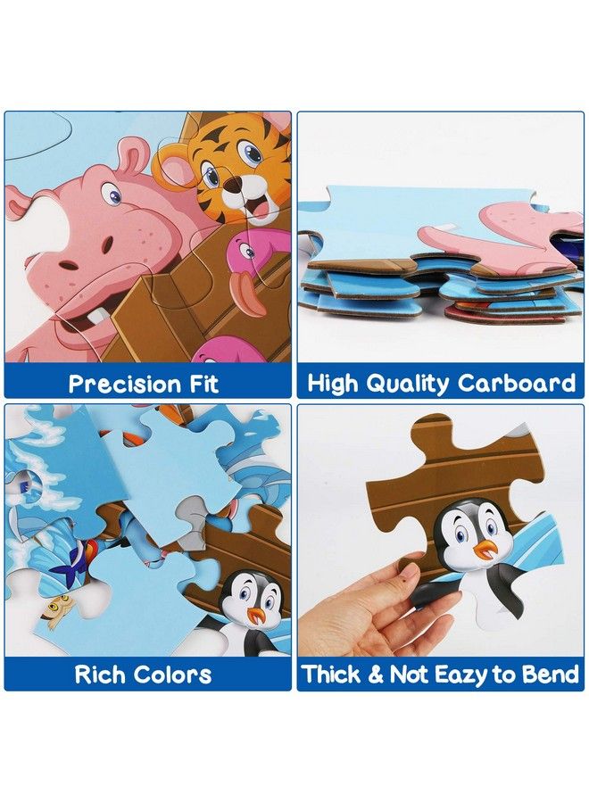 Floor Puzzles For Kids 48 Pcs Jumbo Puzzles 3 X 2 Ft. Animal Floor Puzzle Giant Jigsaw Puzzle Educational Toy