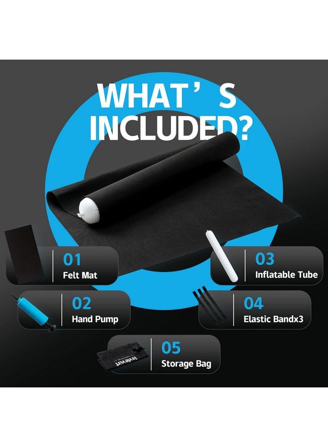 Jigsaw Puzzle Mat Roll Up For 2000 1500 1000 500 Pieces Portable Puzzle Board Storage Saver Holder With Drawstring Closure Storage Bag & Hand Pump