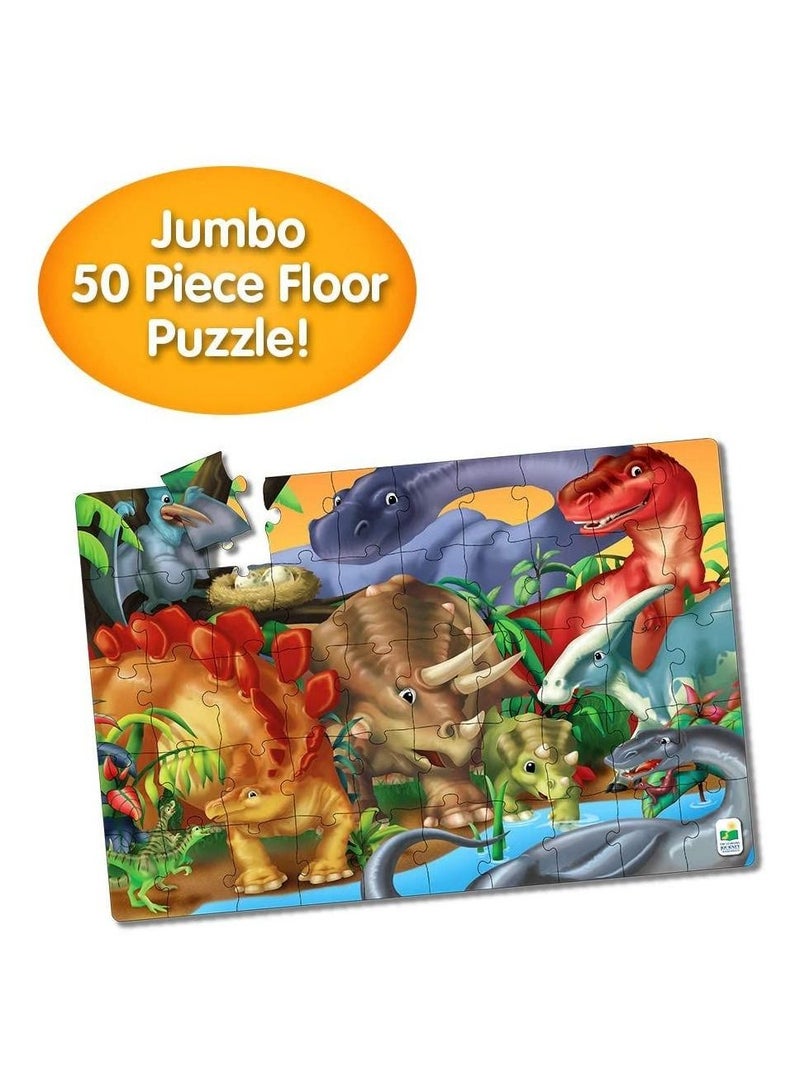 50-Piece Jumbo Floor Puzzles Dinosaurs