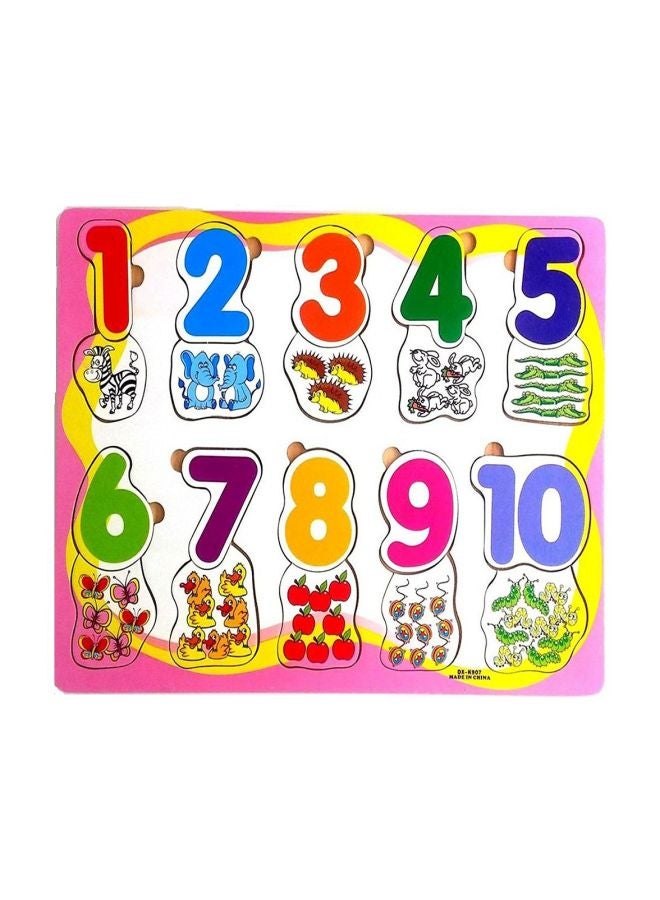 Pack Of 6 Wooden Educational Pegged Puzzle-WT_124+106