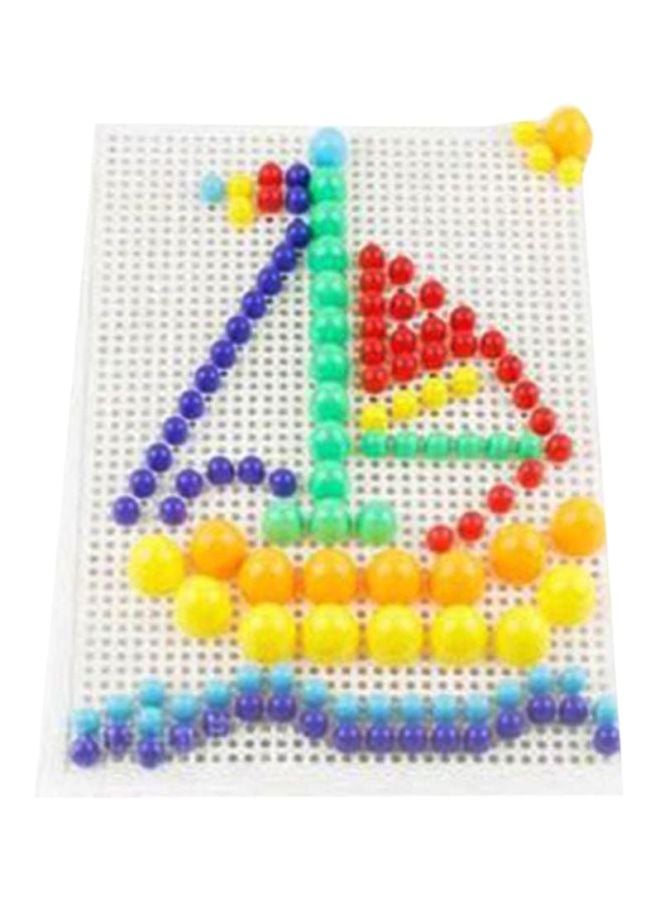 Jigsaw Peg Puzzle Game With Numbers And Letters Nails