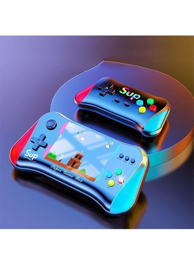 Handheld Game Console, Retro Console with 500 Classic Games, Supporting 2 Players TV Connection, 1200 mAh Rechargeable Battery