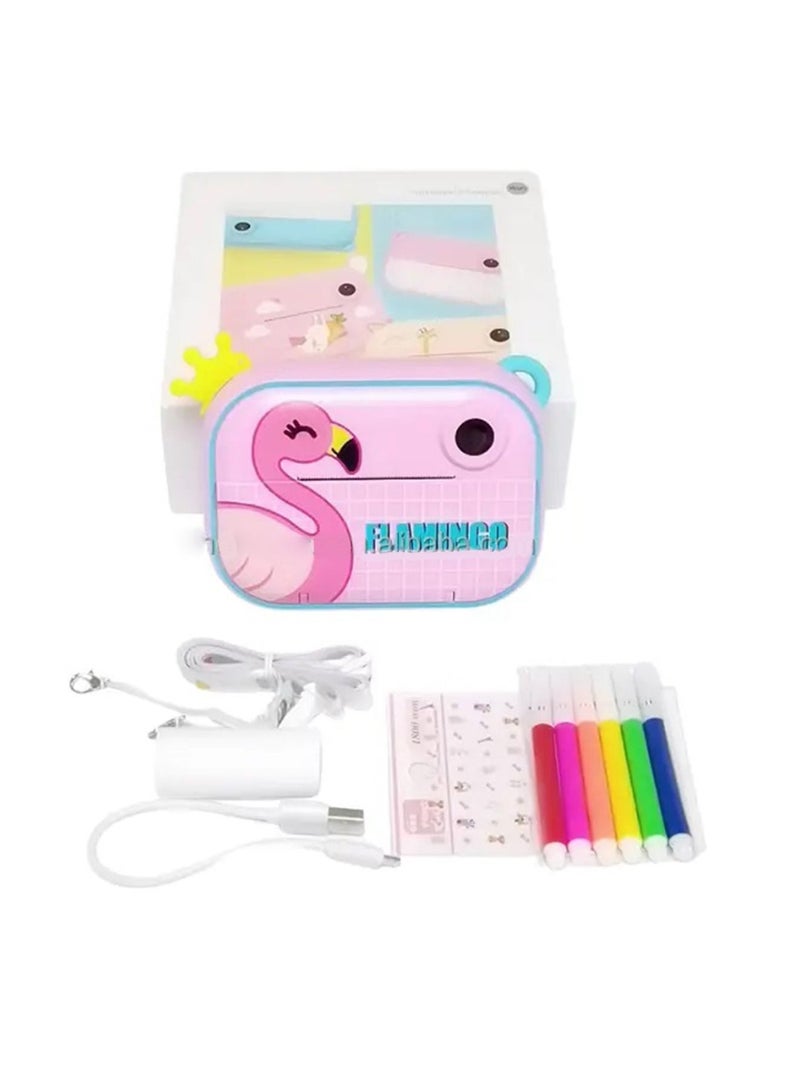 Kids Instant Print Digital Camera for HD Color Selfie and Video with Paper