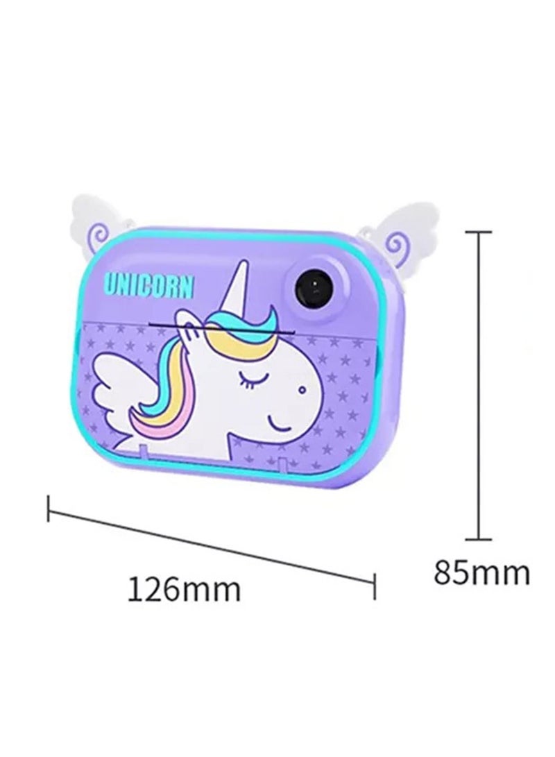 Kids Instant Print Digital Camera for HD Color Selfie and Video with Paper