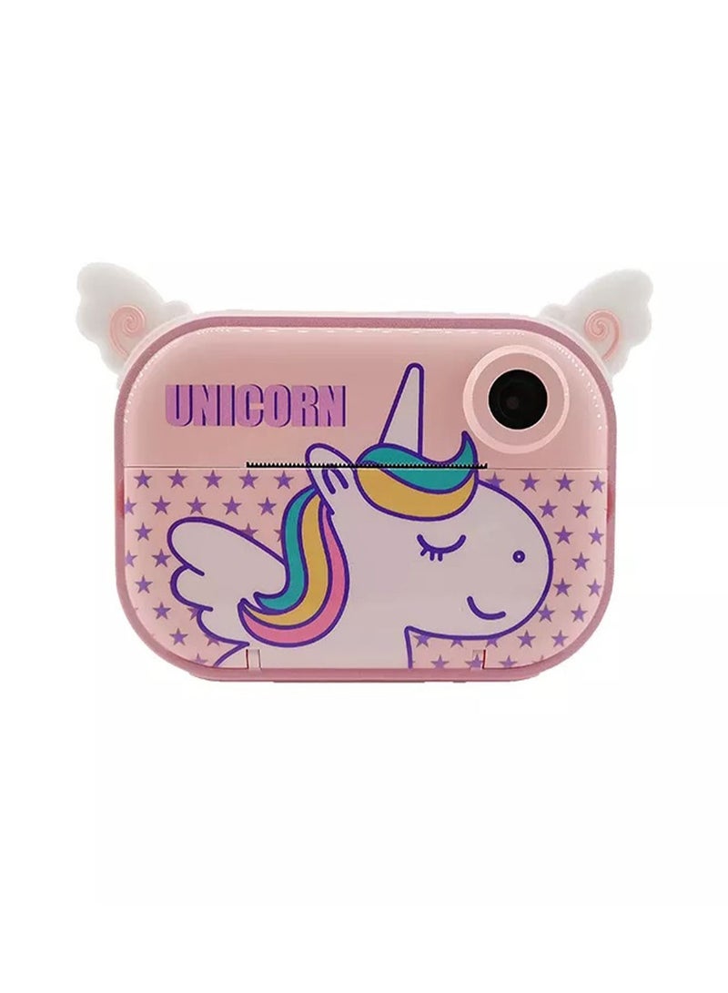 Kids Instant Print Digital Camera for HD Color Selfie and Video with Paper