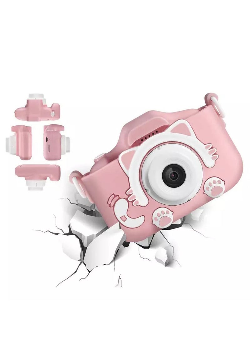 Children Digital Camera Kids Selfie HD Digital Video Cameras SD Card Supported