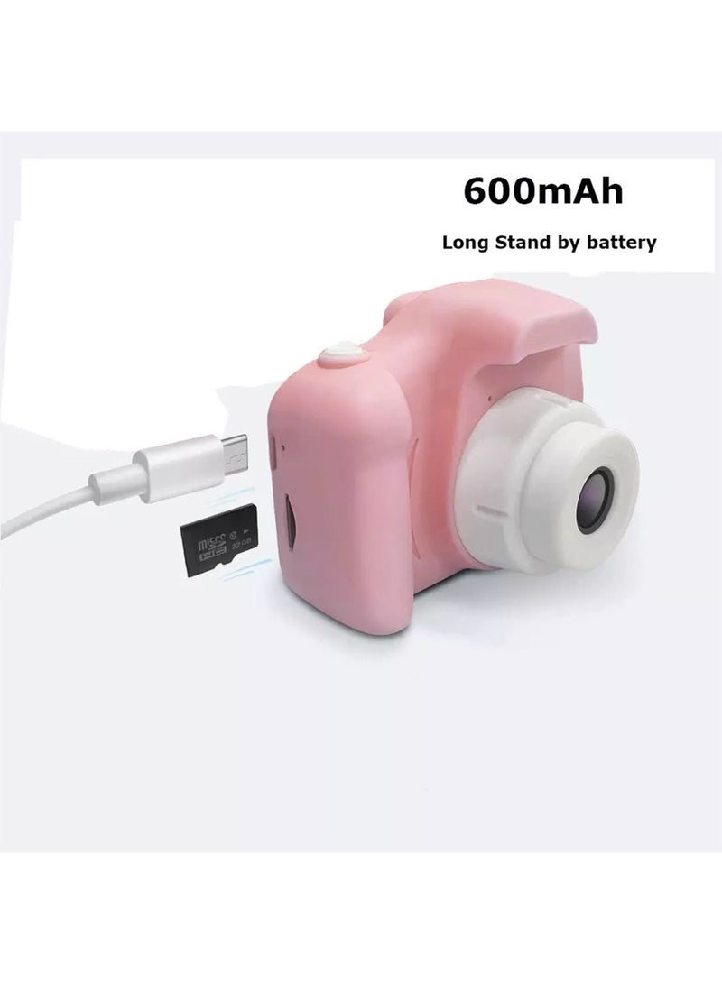 Children Digital Camera Kids Selfie HD Digital Video Cameras SD Card Supported