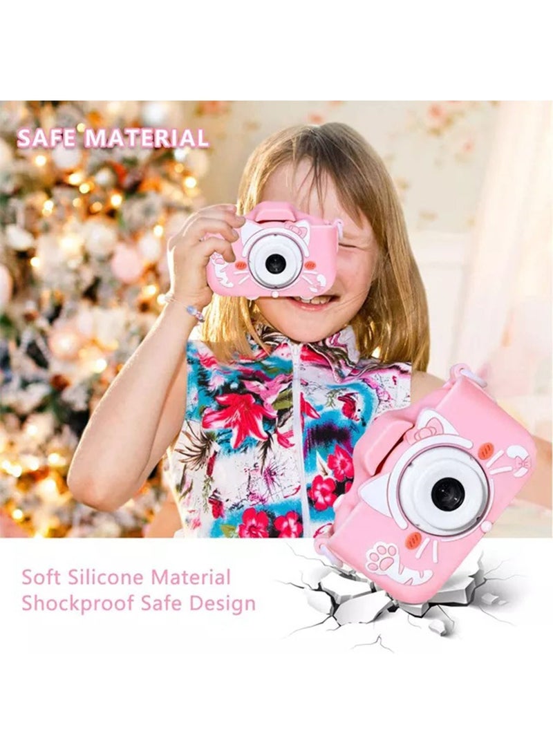 Children Digital Camera Kids Selfie HD Digital Video Cameras SD Card Supported