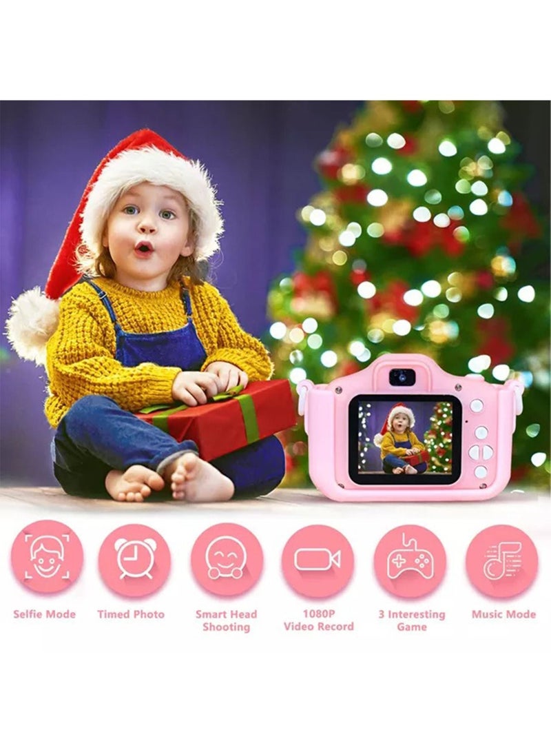 Children Digital Camera Kids Selfie HD Digital Video Cameras SD Card Supported