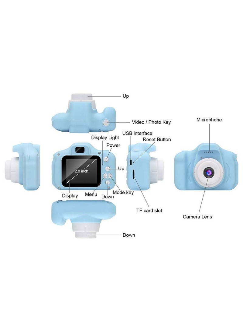 Children Digital Camera Kids Selfie HD Digital Video Cameras SD Card Supported
