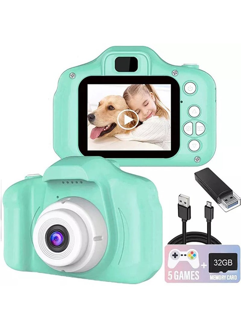 Children Digital Camera Kids Selfie HD Digital Video Cameras SD Card Supported
