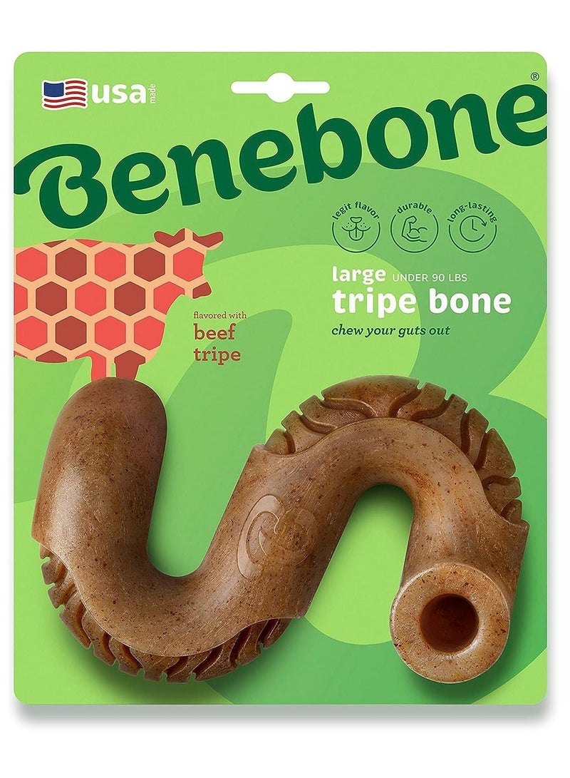 Beef Tripe Bone Chew Toy for Aggressive Chewers Large